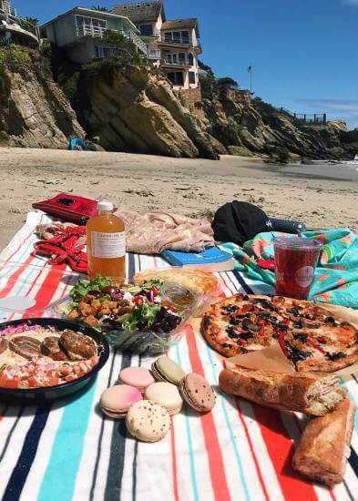 Picnic Spread on the beach